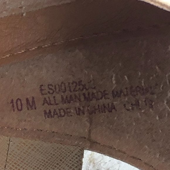 EuroSoft Women's Size 10M Candace Gold Metallic Back Zip Open Toe Sandals - Picture 14 of 14